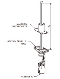 Mini Bloc Guide avec Genouillère