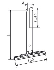 Attache tablier souple à clipper Tube ZF L8
