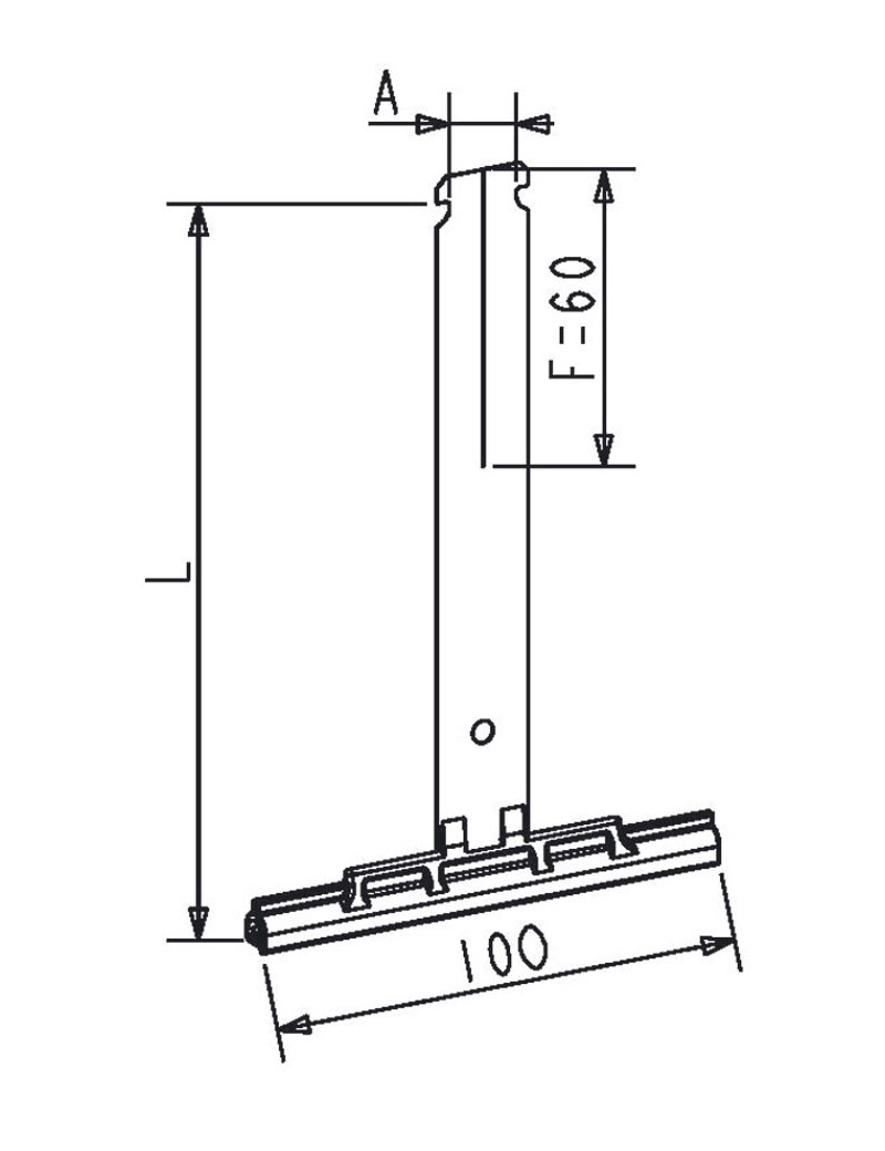 Attache tablier souple à clipper Tube ZF L8