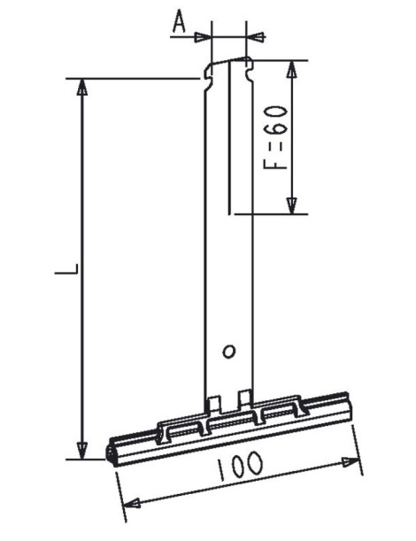 Attache tablier souple à clipper Tube ZF L8