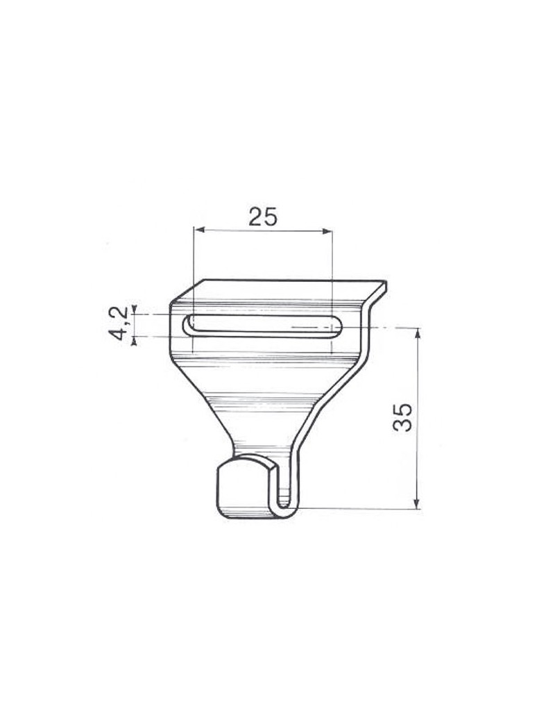 Crochet d'attelage Rigide ZF64