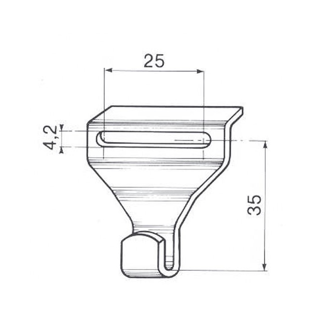 Crochet d'attelage Rigide ZF64