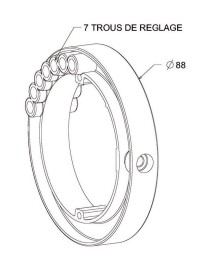 Bague verrou pour tube ZF64
