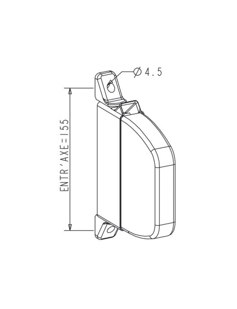 Enrouleur ALUTOILE BLANC Pivotant + sangle