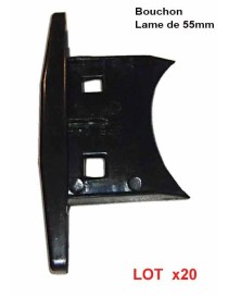 Bouchon de lame 55mm de volet roulant aluminium