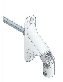 Sortie de caisson 90° double cardan 6P7 horizontale