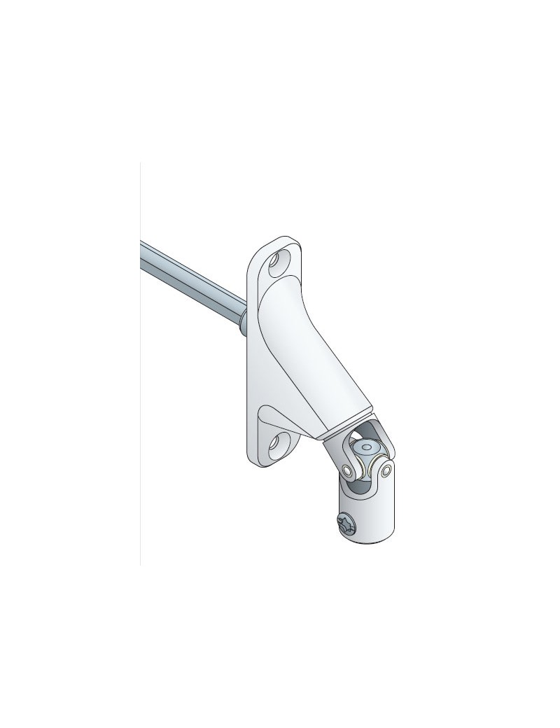 Sortie de caisson 90° double cardan 6P7 horizontale