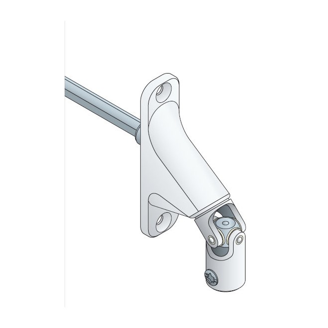 Sortie de caisson 90° double cardan 6P7 horizontale