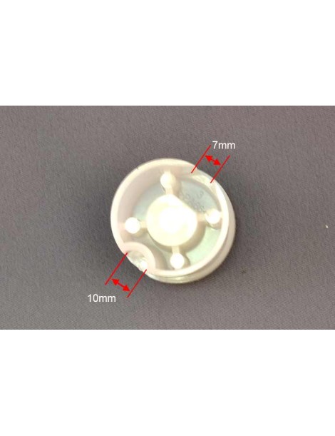 Embout pour tube Ø40 ext. carré de 7mm femelle