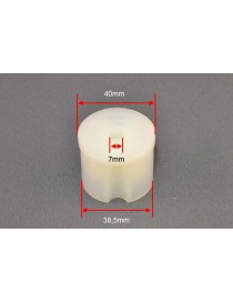 Embout pour tube Ø40 ext. carré de 7mm femelle