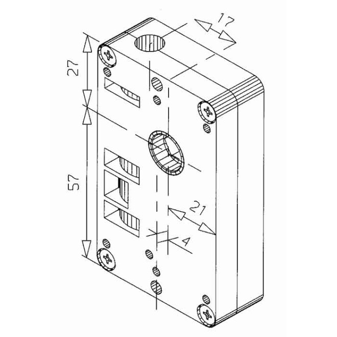 Treuil à vis 10/65 Deprat 6p7 - 6p10
