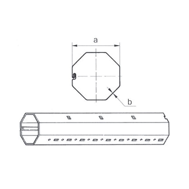 Tube Octo 60 0.6mm 140cm de long