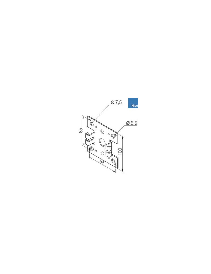 Support universel Nice pour moteur ERA M