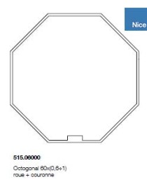 Roue et couronne Octo 60 pour moteur Nice