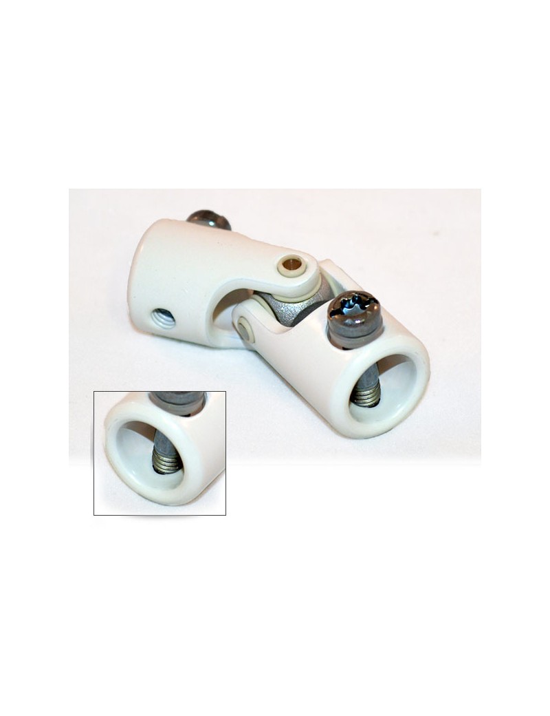 genouillère de volet roulant diamètre 12mm blanc