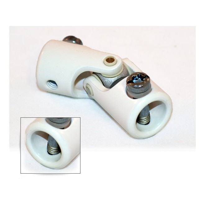 genouillère de volet roulant diamètre 12mm blanc
