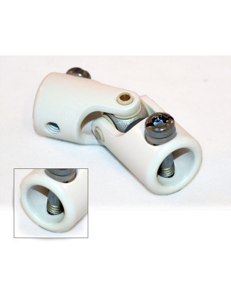 genouillère de volet roulant diamètre 12mm blanc