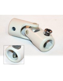 genouillère de volet roulant héxagonal de 10mm blanc