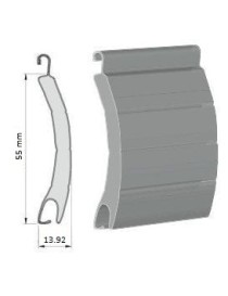 Echantillon lame volet roulant ALU 55mm