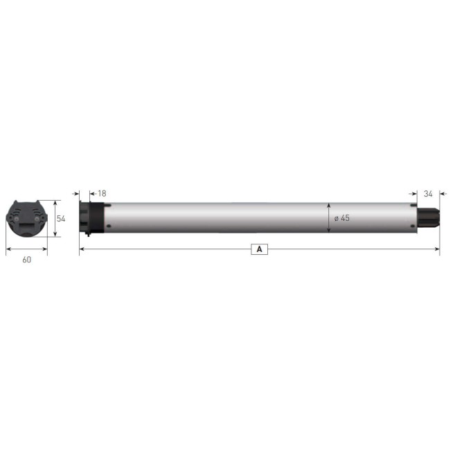 Moteur Gaposa XQ5EX 20/17 Radio