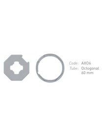 adaptations moteur Gaposa Ø50 - Tube octogonal 60