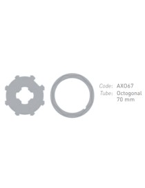 adaptations moteur Gaposa Ø60 - Tube octogonal 70