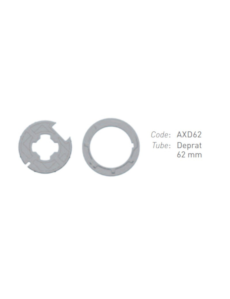 Adaptations moteur Gaposa Ø50 - Tube deprat 62