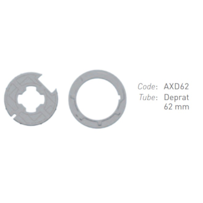 Adaptations moteur Gaposa Ø50 - Tube deprat 62 Adaptations moteur Gaposa Ø50 - Tube deprat 62