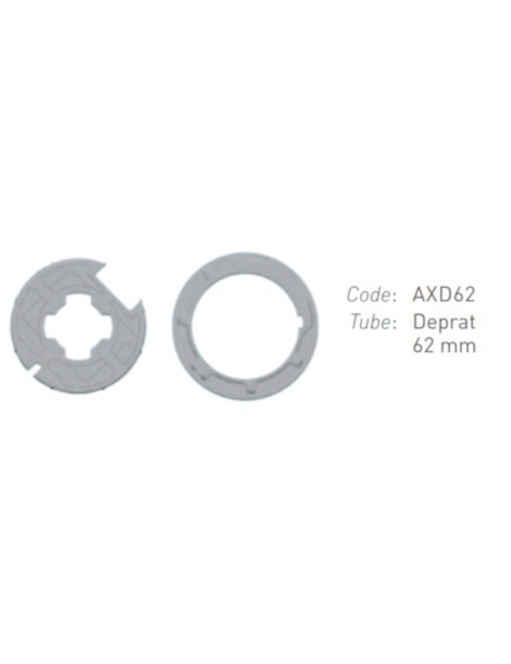 Adaptations moteur Gaposa Ø50 - Tube deprat 62