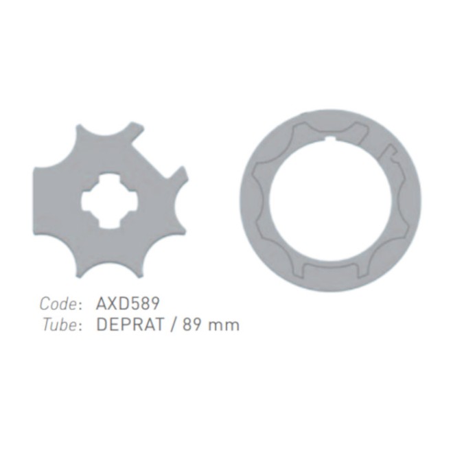 Adaptations moteur Gaposa Ø50 - Tube deprat 89 Adaptations moteur Gaposa Ø50 - Tube deprat 89