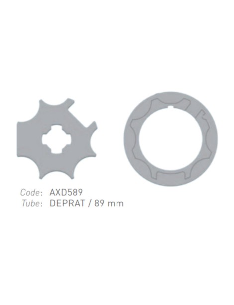 Adaptations moteur Gaposa Ø50 - Tube deprat 89