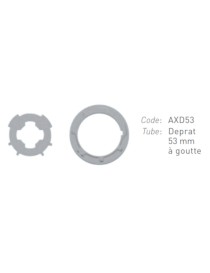 Adaptations moteur Gaposa Ø50 - Tube deprat 53