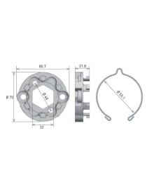 Support moteur Gaposa AXPR5Z