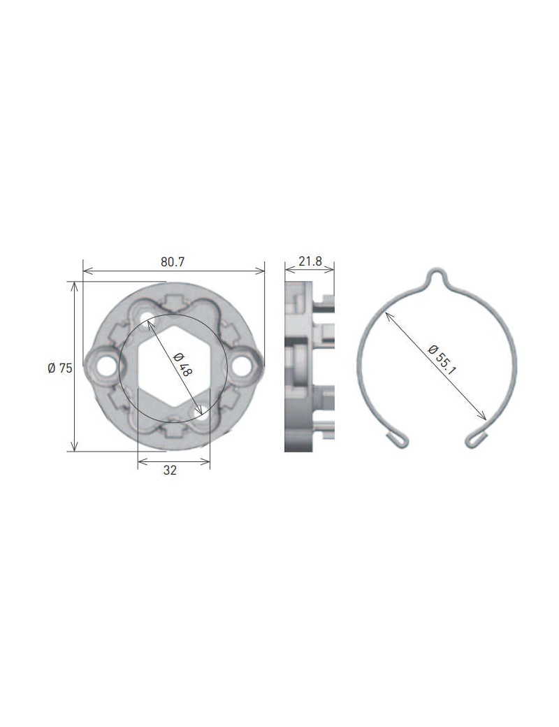 Support moteur Gaposa AXPR5Z