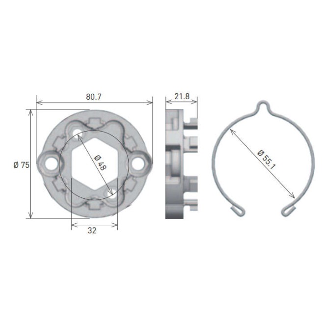 Support moteur Gaposa AXPR5Z