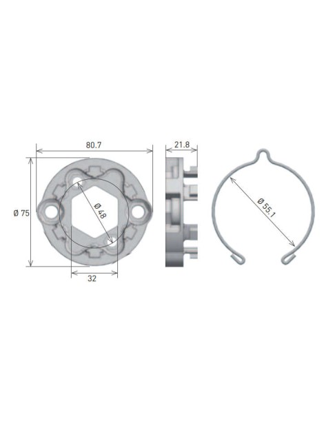 Support moteur Gaposa AXPR5Z