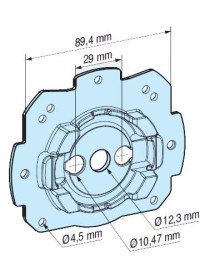 Support clip ZF Alureno Noir
