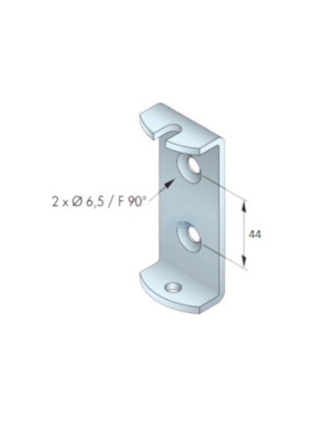 Etrier support T5 - Tradi Simu entre axe 44mm