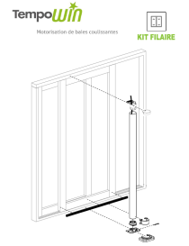 Kit motorisation Baie Deprat Tempo Win Filaire 2400 BRUT