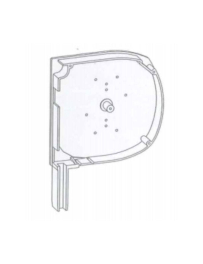 Console rénovation ronde blanc 165mm