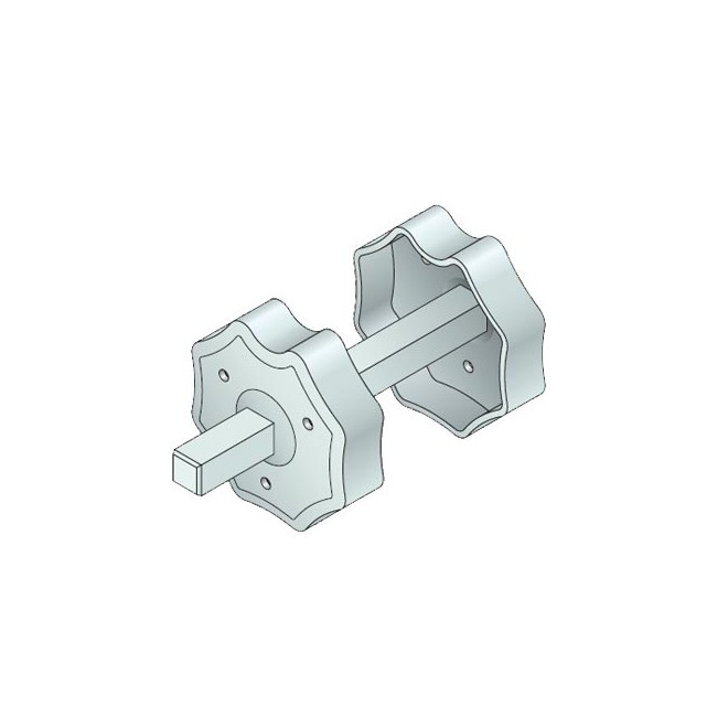 Embout Bobine octo 60 - Carré de 10 Mâle