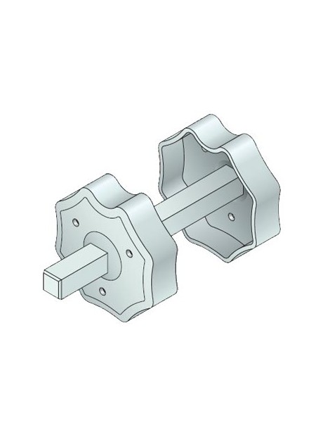 Embout Bobine octo 60 - Carré de 10 Mâle