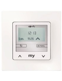 Somfy CHRONIS SMOOVE UNO S + CADRE blanc