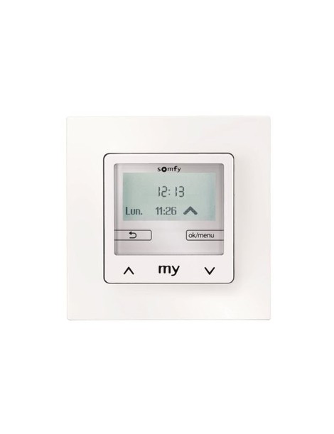 Somfy CHRONIS SMOOVE UNO S + CADRE blanc