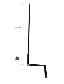 Manivelle Complète Noire + CLIP T1M