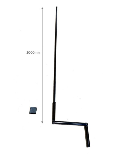 Manivelle Complète Noire + CLIP T1M