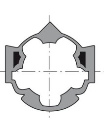 Roue moteur Somfy LT50 TUBE HEXA