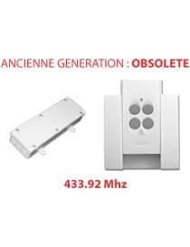 Télécommande Gaposa QCT4S et récepteur QC17 Obsolète