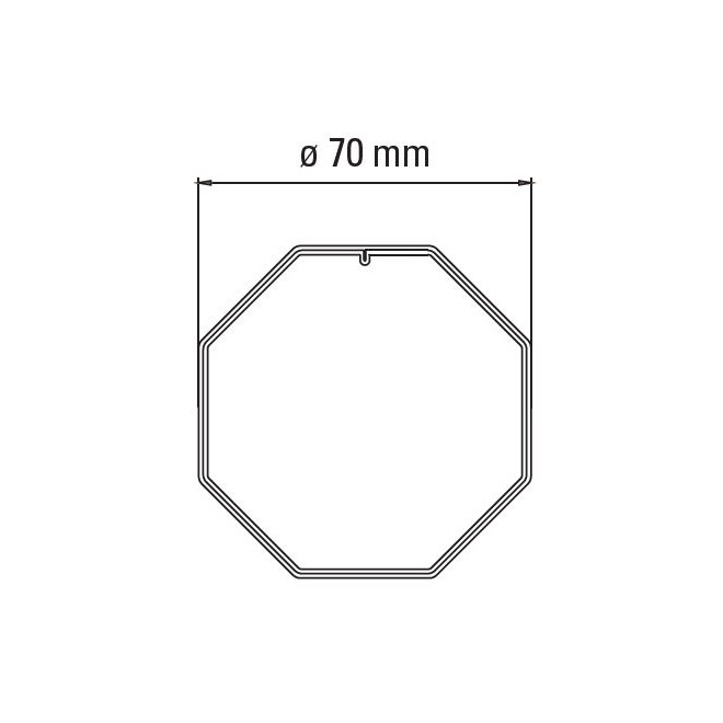 Adaptateur moteur Faac TM45 - octo 70 Adaptateur moteur Faac TM45 - octo 70