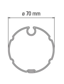 Adaptateur moteur Faac TM45 - ogive 70